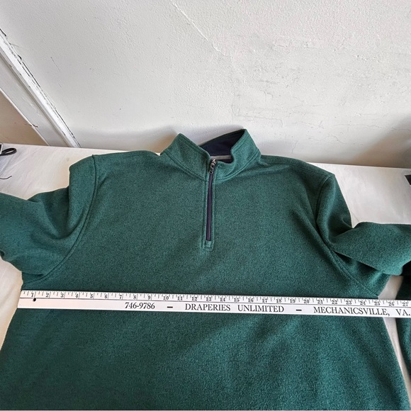 Izod Men's Advantage Performance Quarter Zip Pullover Sweater - Picture 10 of 13